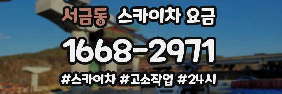 서금동 스카이차 요금