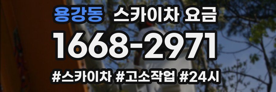 용강동 스카이차 요금