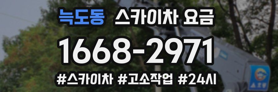 늑도동 스카이차 요금