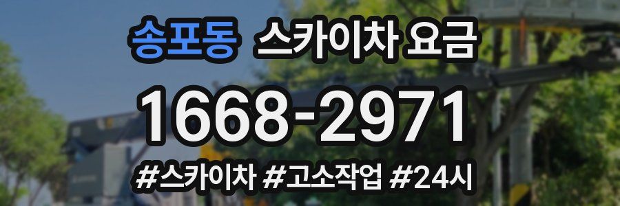 송포동 스카이차 요금