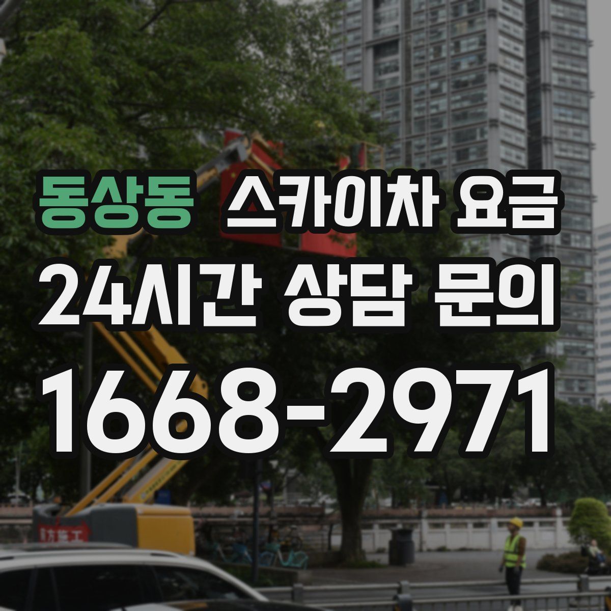 동상동 스카이차 요금