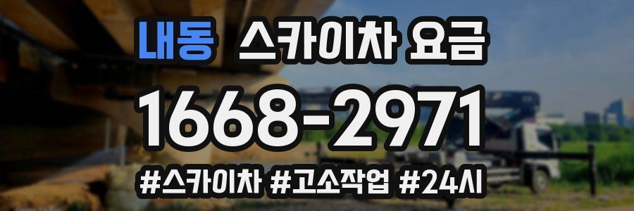 내동 스카이차 요금