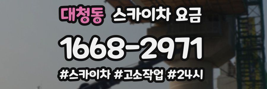 대청동 스카이차 요금