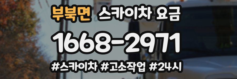 부북면 스카이차 요금