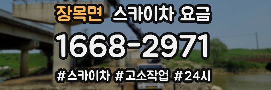장목면 스카이차 요금