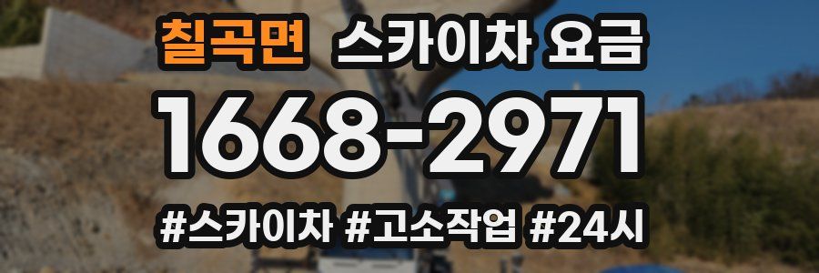 칠곡면 스카이차 요금