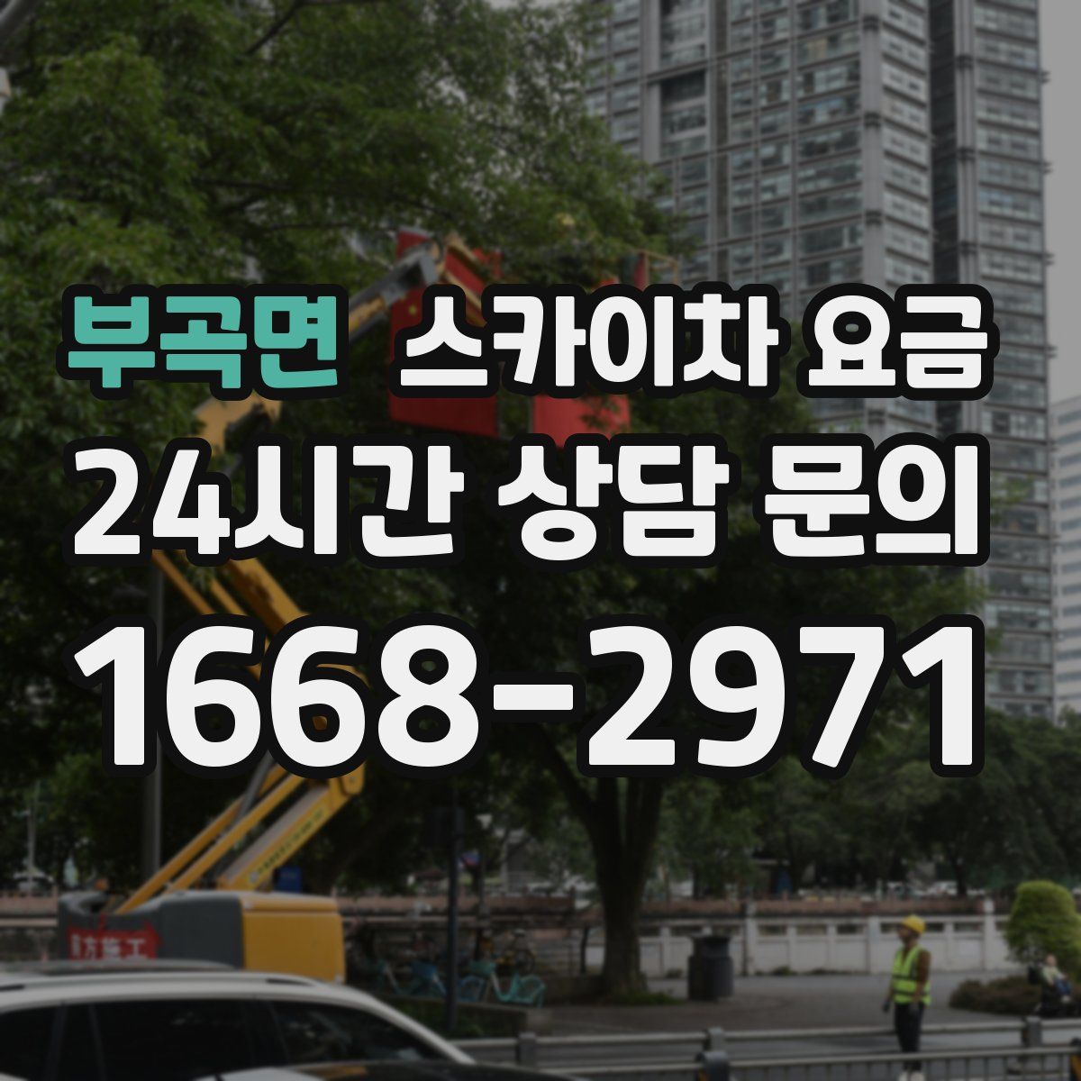 부곡면 스카이차 요금