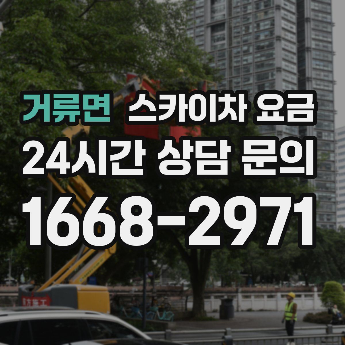 거류면 스카이차 요금
