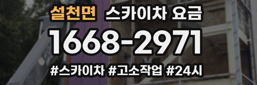 설천면 스카이차 요금