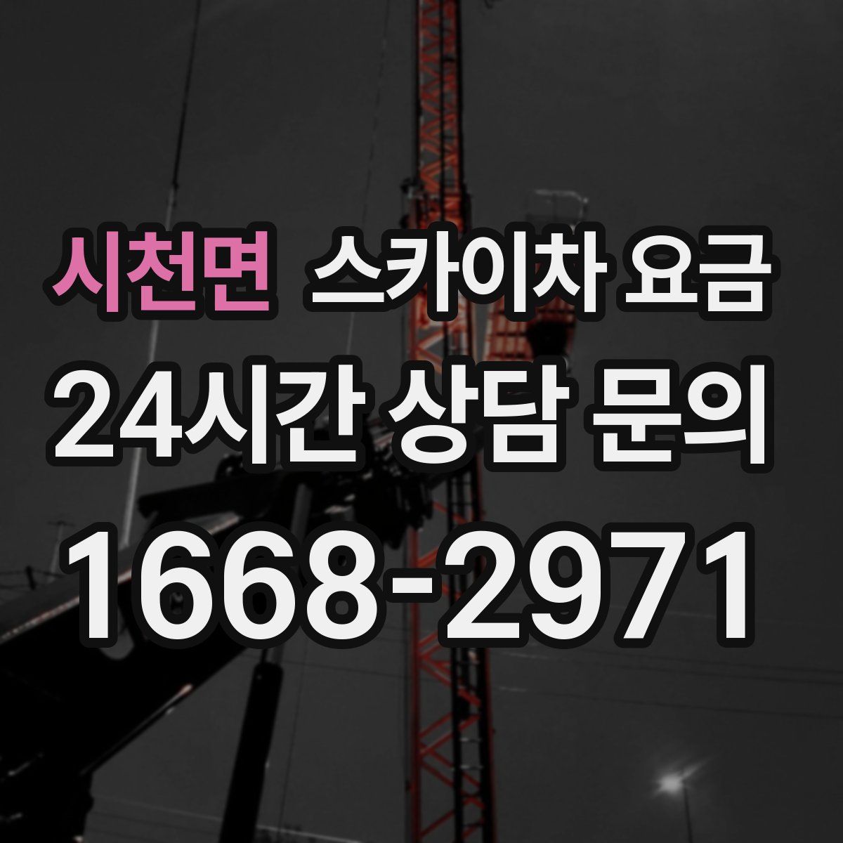 시천면 스카이차 요금