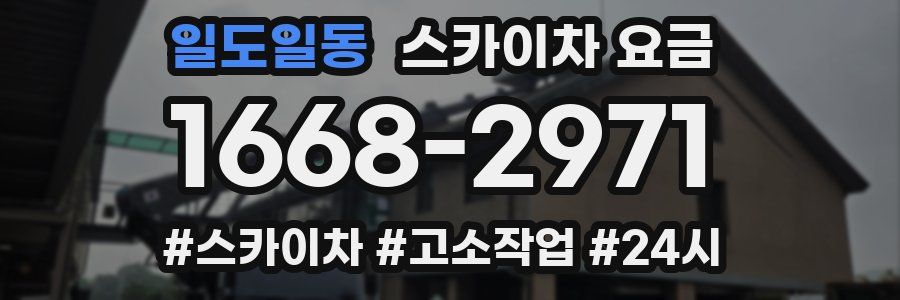 일도일동 스카이차 요금