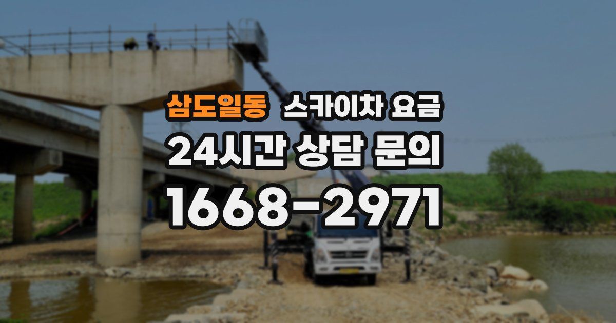 삼도일동 스카이차 요금