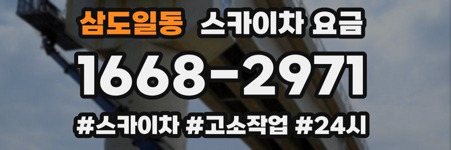 삼도일동 스카이차 요금