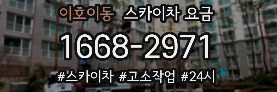 이호이동 스카이차 요금