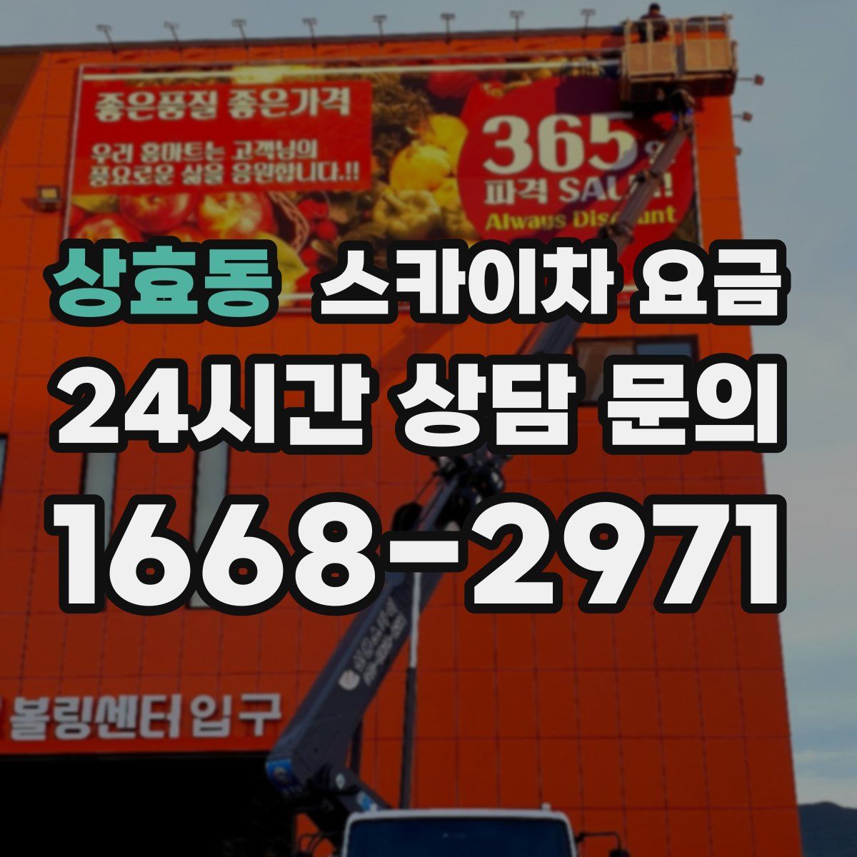 상효동 스카이차 요금