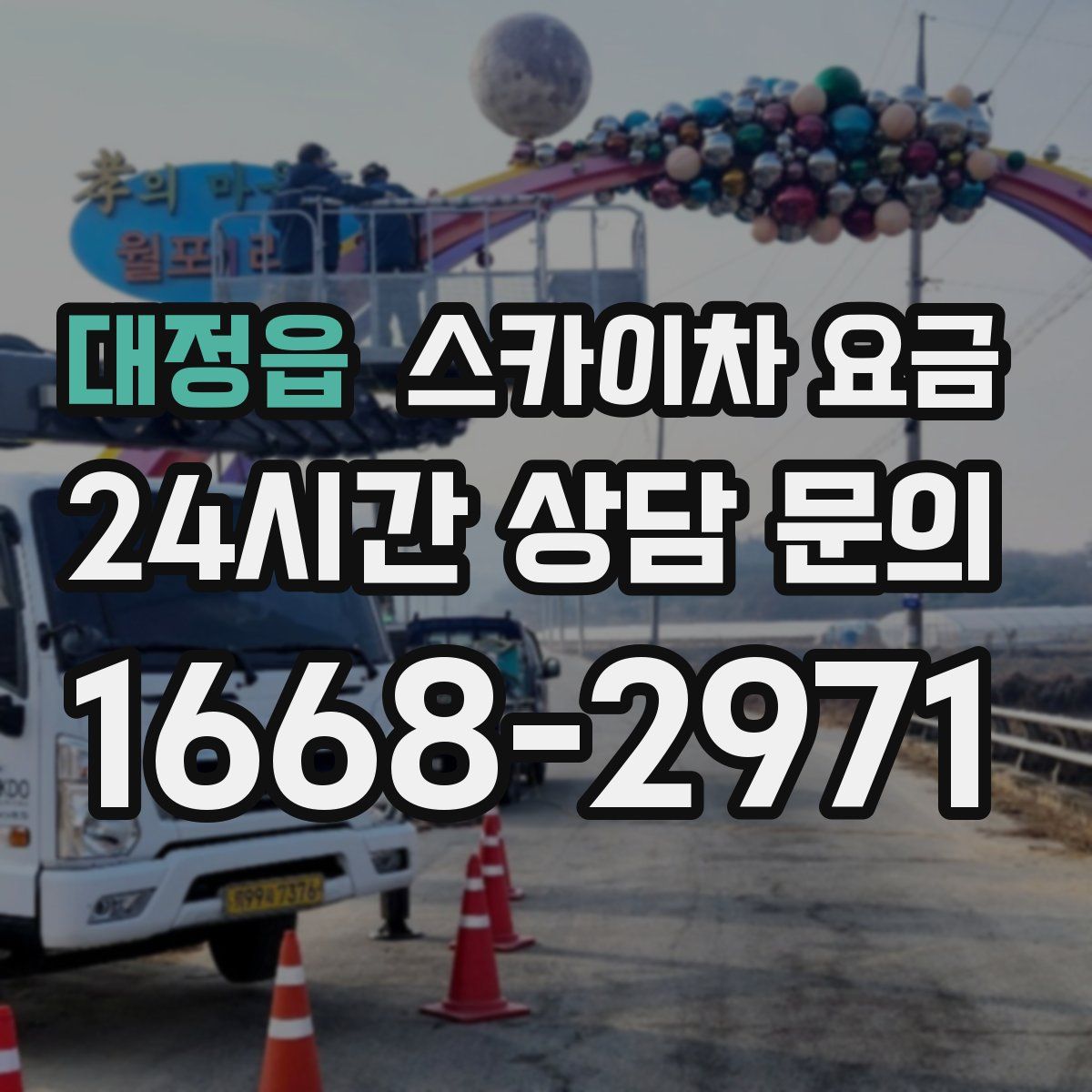 대정읍 스카이차 요금