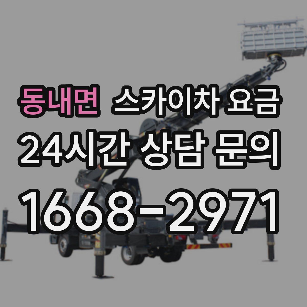 동내면 스카이차 요금