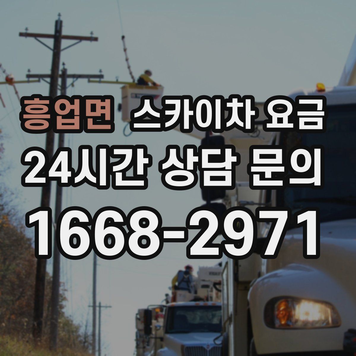 흥업면 스카이차 요금