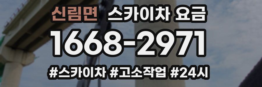 신림면 스카이차 요금