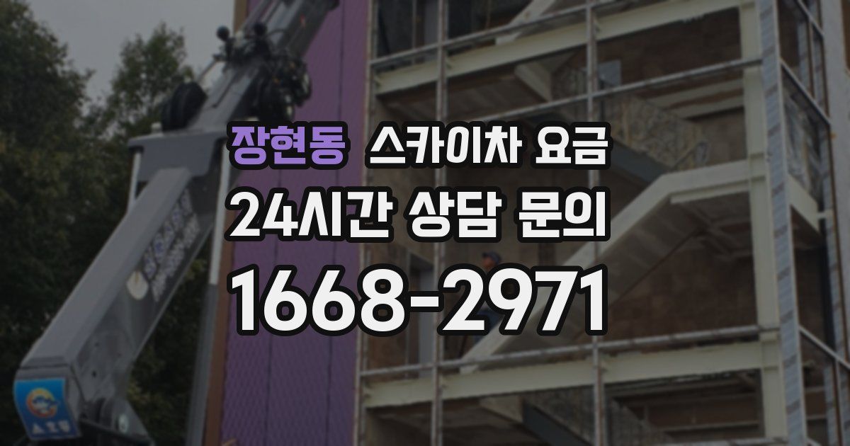 장현동 스카이차 요금