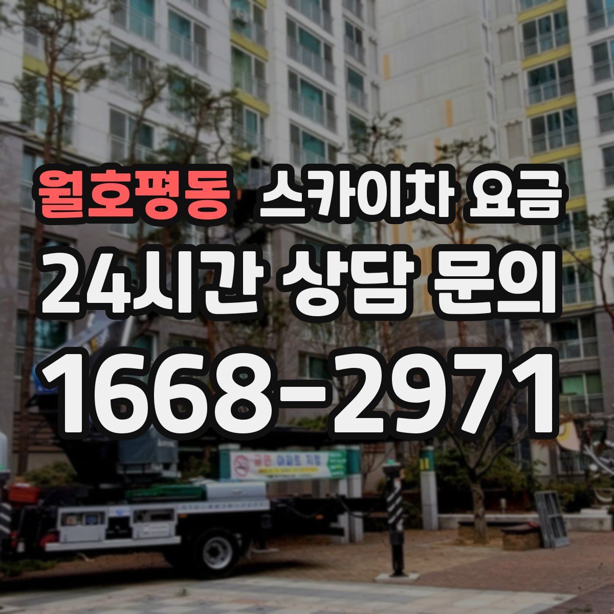 월호평동 스카이차 요금