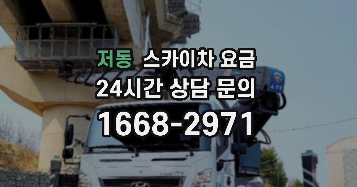 저동 스카이차 요금