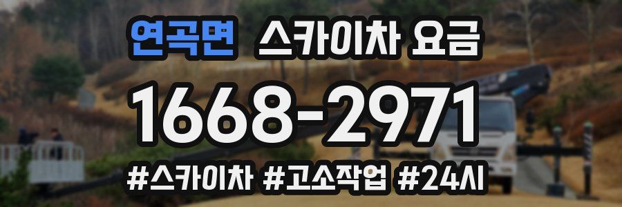연곡면 스카이차 요금