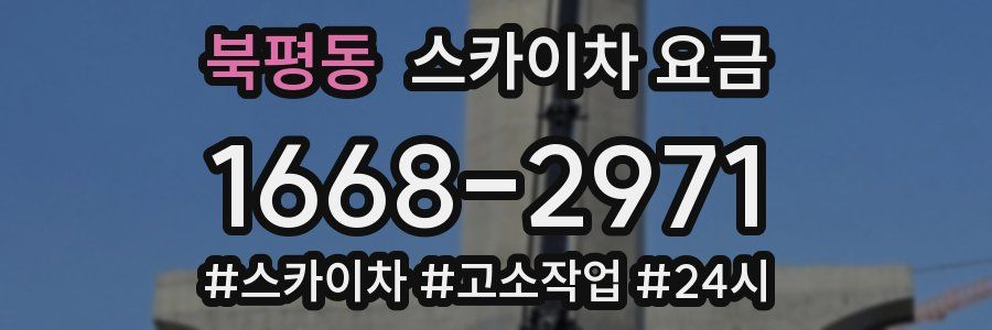 북평동 스카이차 요금