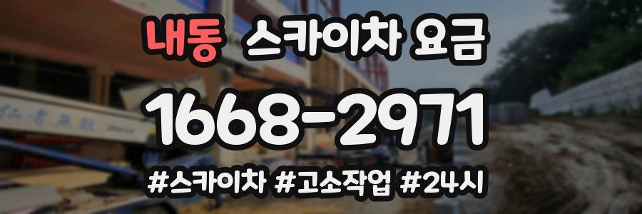 내동 스카이차 요금