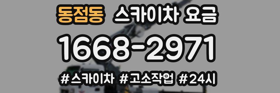 동점동 스카이차 요금