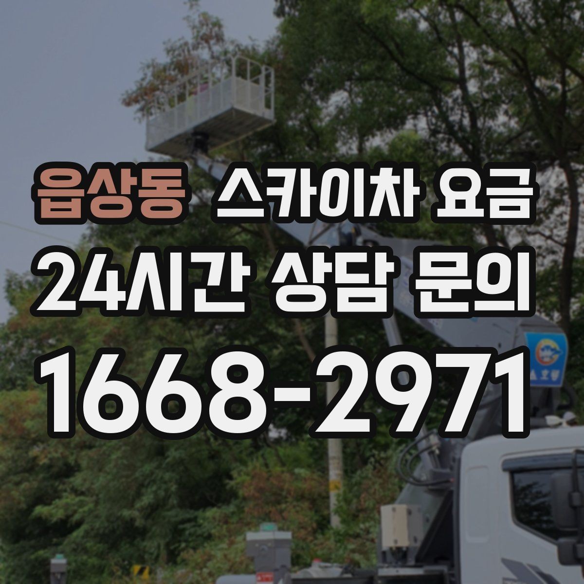읍상동 스카이차 요금 아웃트리거 공간이 없으면 생기는 변수