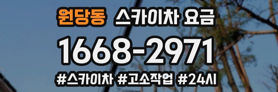 원당동 스카이차 요금