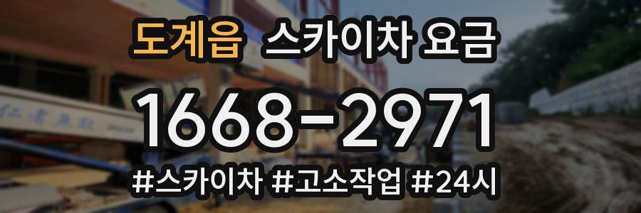 도계읍 스카이차 요금