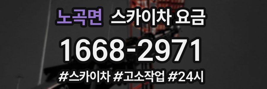 노곡면 스카이차 요금