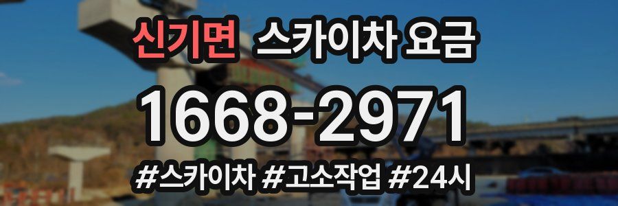 신기면 스카이차 요금