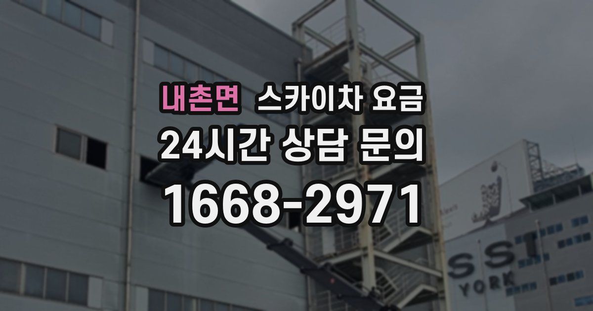 내촌면 스카이차 요금