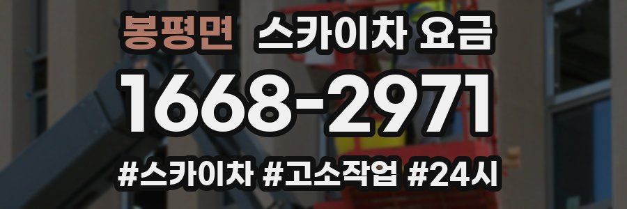 봉평면 스카이차 요금