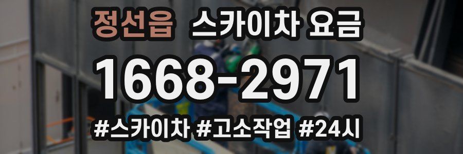 정선읍 스카이차 요금