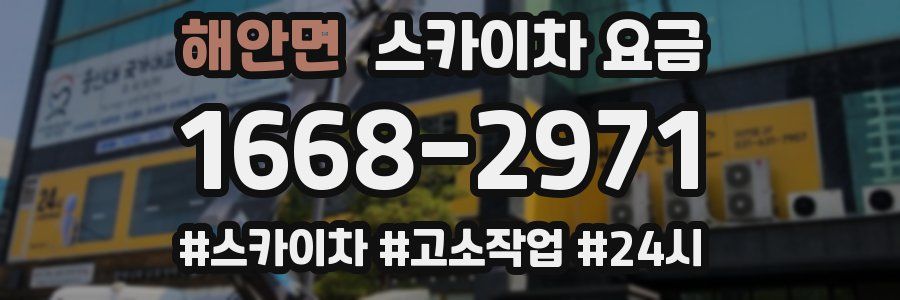 해안면 스카이차 요금