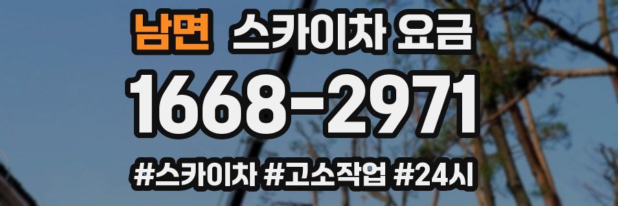 남면 스카이차 요금