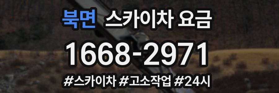 북면 스카이차 요금