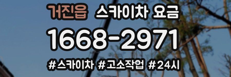 거진읍 스카이차 요금