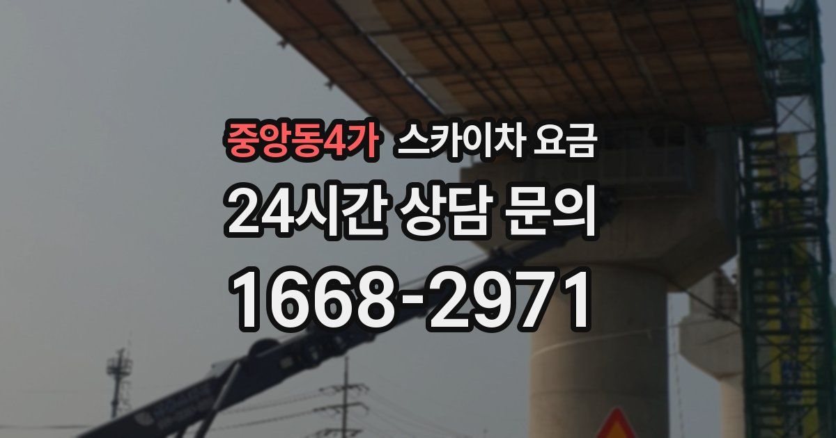 중앙동4가 스카이차 요금