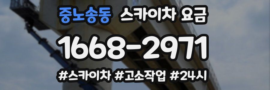 중노송동 스카이차 요금