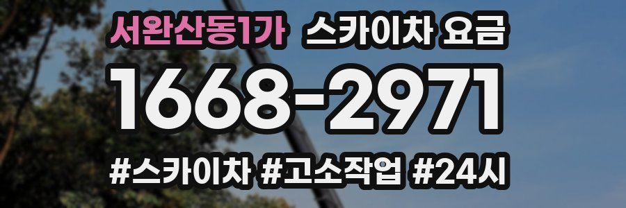 서완산동1가 스카이차 요금