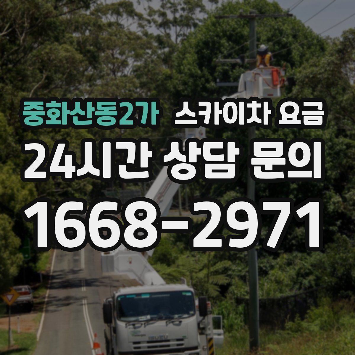 중화산동2가 스카이차 요금