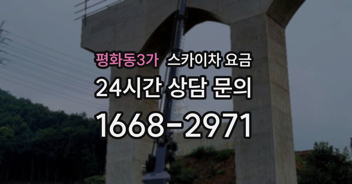 평화동3가 스카이차 요금