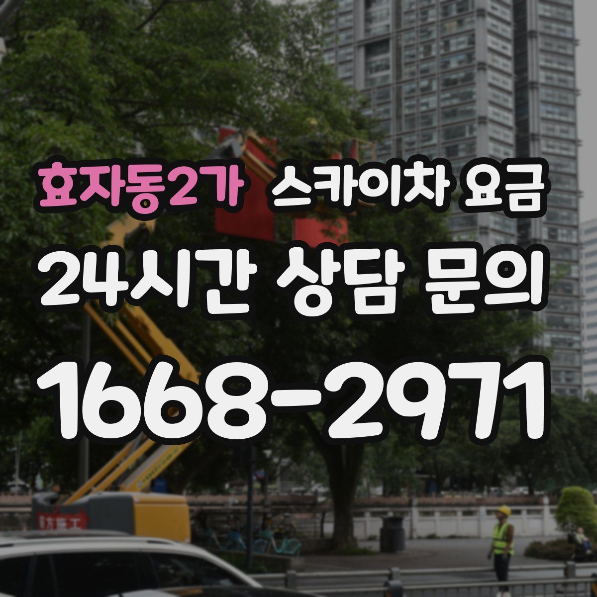 효자동2가 스카이차 요금