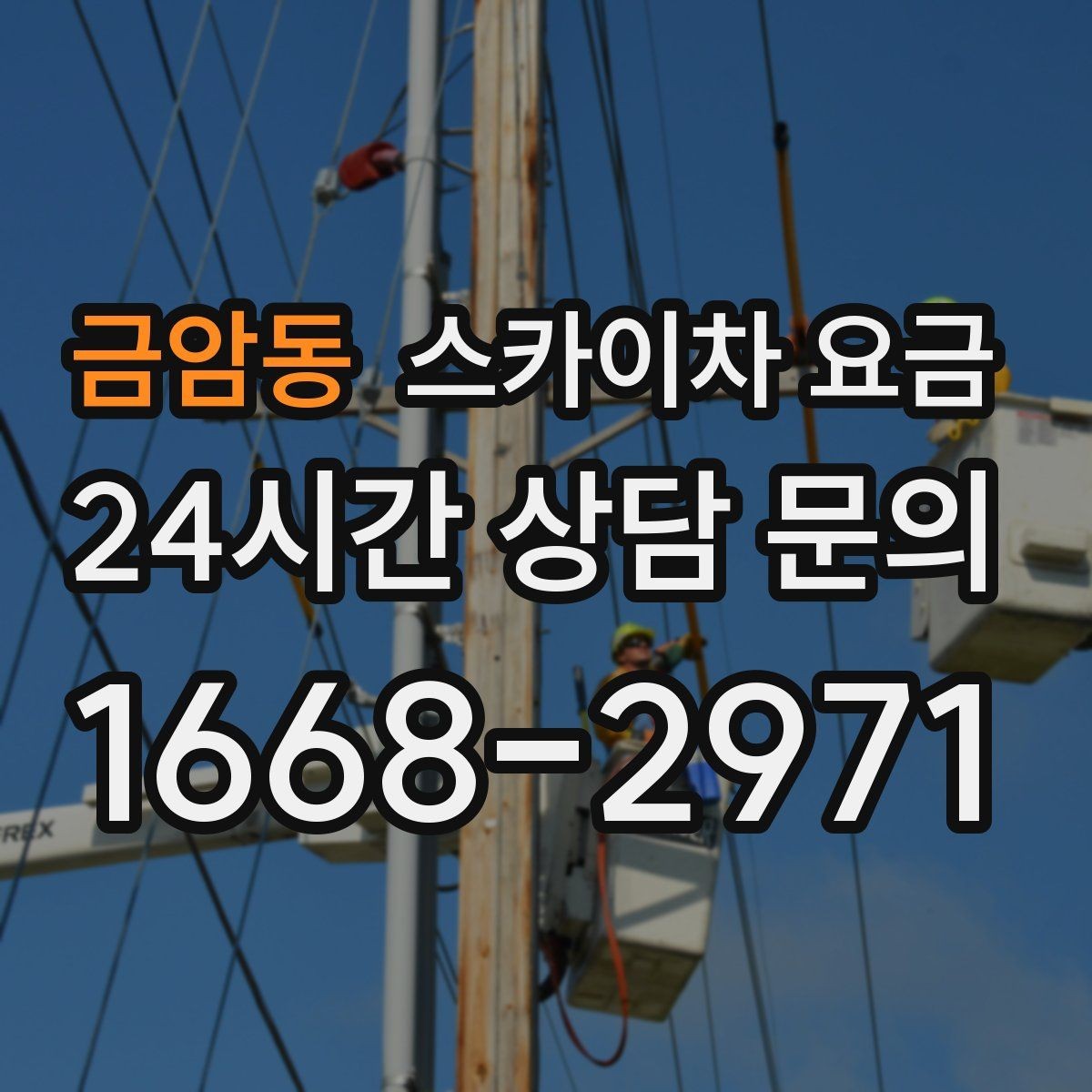 금암동 스카이차 요금 작업 유형별로 달라지는 포인트 총정리