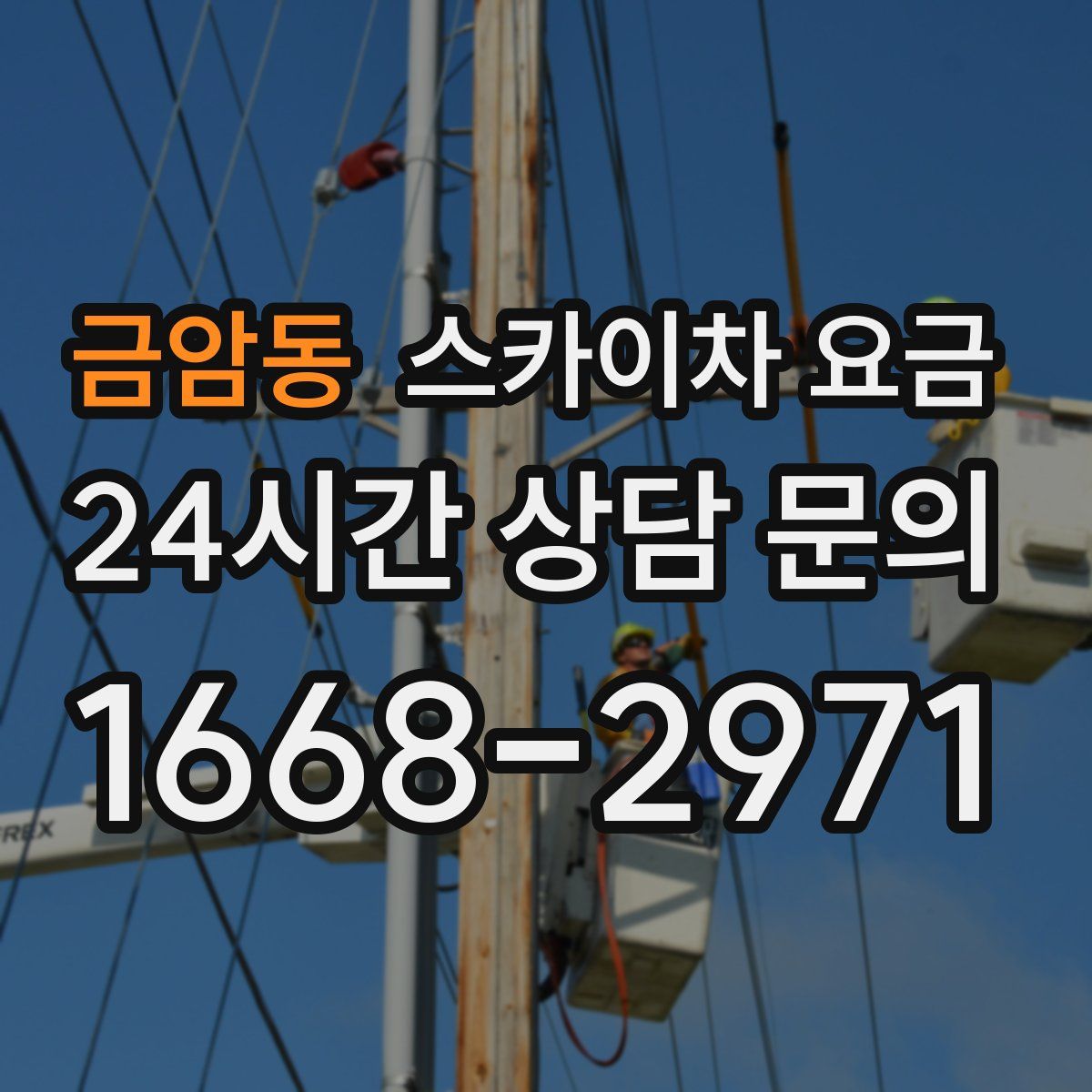금암동 스카이차 요금